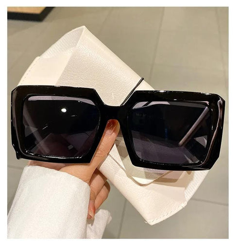 Women Classic Leisure Large Frame Square Sunshades